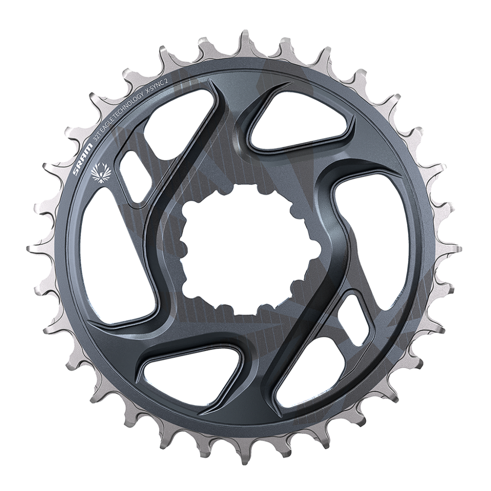 SRAM Chainring Eagle CF X-Sync2 DM 6mm Offset, lunar grey, 30