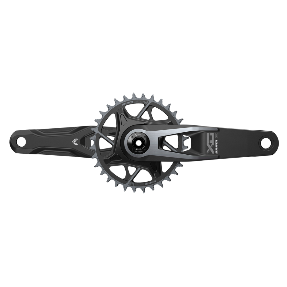 SRAM Crankset X0 Eagle AXS Transmission Q174 MTB Wide DUB, black/silver, 32T, 175