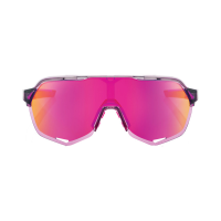 100% Brille S2 Polished Translucent Grey -Purple Multilayer Mirror Lens