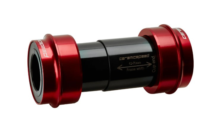 CeramicSpeed PF30 Shimano Road coated, Rot