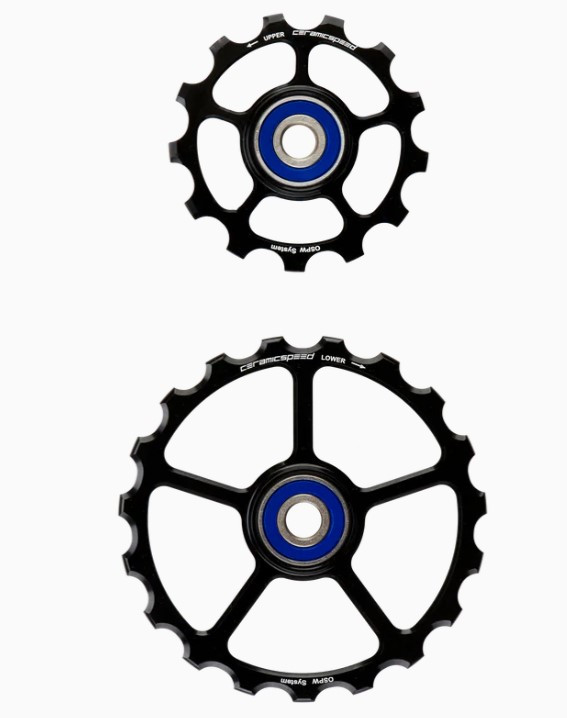 CeramicSpeed OS Pulley Wheels (spare) Coated 13/19 Zähne
