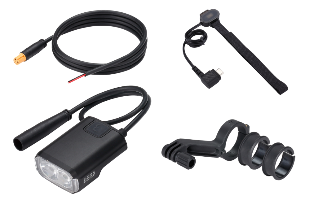 BBB BBB Frontlicht E-StrikeUrban 600, 3-6W GoPro