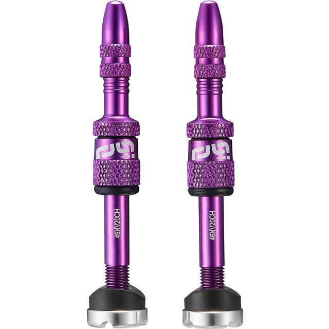 Ethirteen Tubelessventil Quickfill Gen2 Aluminium , 2 Stk 23-31mm, Violet Purple