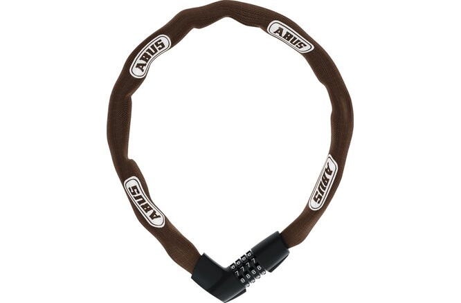 ABUS Kettenschloss Tresor 1385/85 Code ohne Halter schwarz, lyriabrown