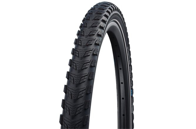 Schwalbe Pneu Marathon 365 700C starr mit Reflexstreifen black, 38mm