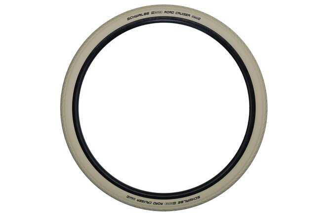 Schwalbe Pneu Road Cruiser 26x1.75 Starr mit Reflexstreifen creme