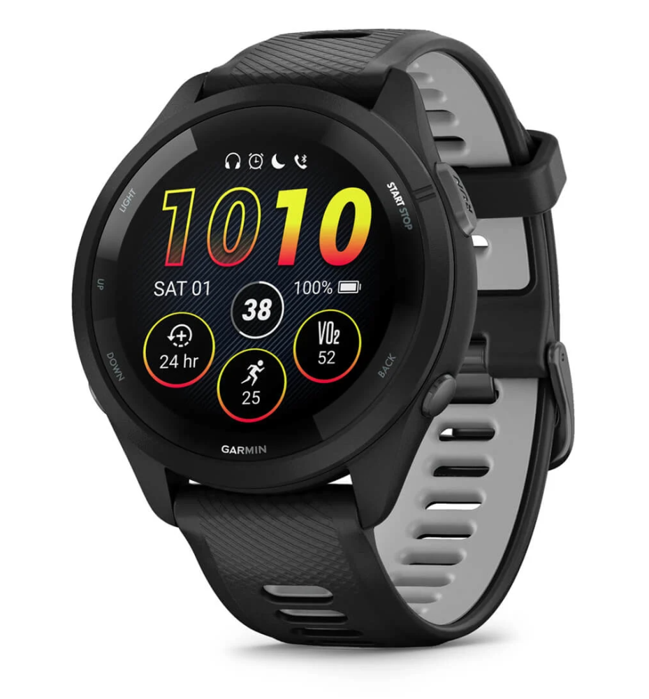 Garmin Forerunner® 265 Music, Sportuhr, Schwarz