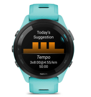 Garmin Forerunner® 265 Music, Sportuhr, Aqua Blue
