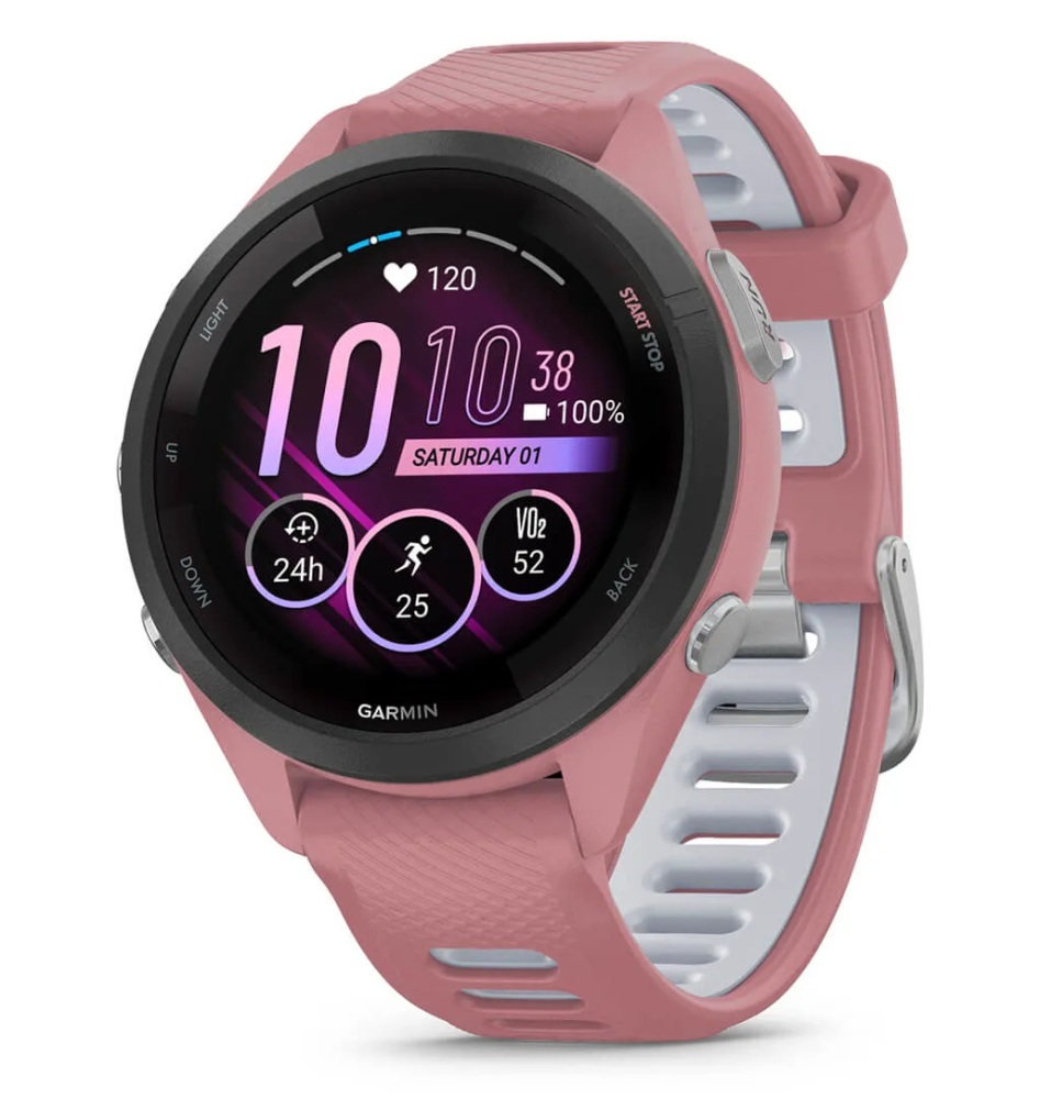 Garmin Forerunner 265S Music, Sportuhr, Pink