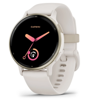 Garmin vívoactive® 5, Sportuhr, Elfenbein/Cremegold