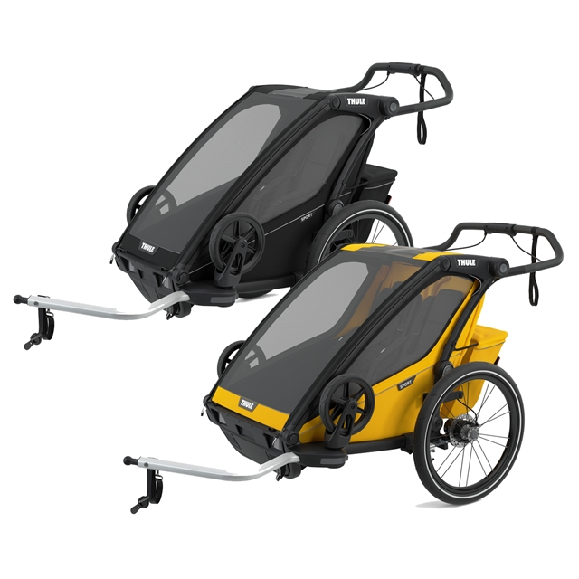 Thule SPORT 2 Yellow Black/Spectra Yellow (Bike+Stroll)