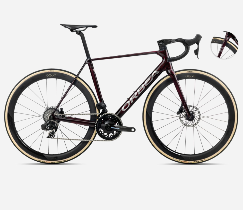Orbea Orca M21eLTD PWR Wine Red - Titanium, 51