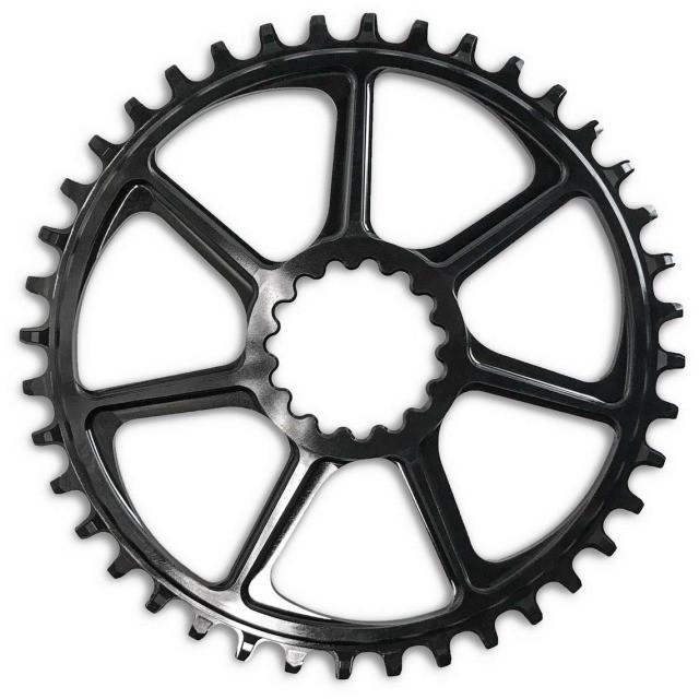 e*thirteen Ethirteen Kettenblatt Ultralight Direct Mount 10-12-fach 5mm Boost Offset schwarz, 34