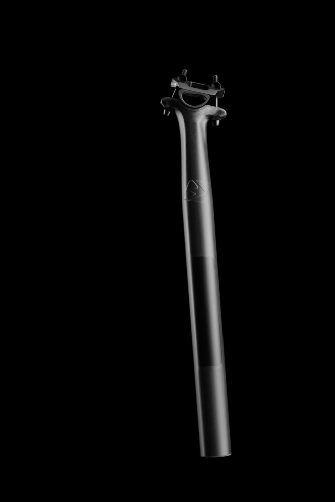 Bike Ahead Sattelstütze THE STRAIGHT, 3K, 30.9mm, 350mm