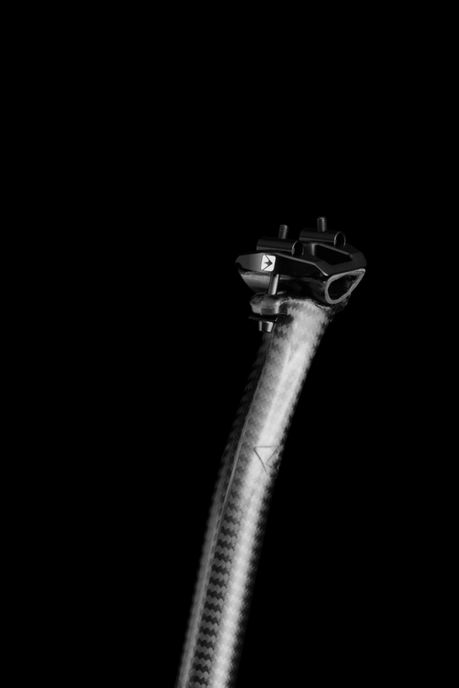 Bike Ahead Sattelstütze THE SETBACK, 3K, 31.6mm, 350mm