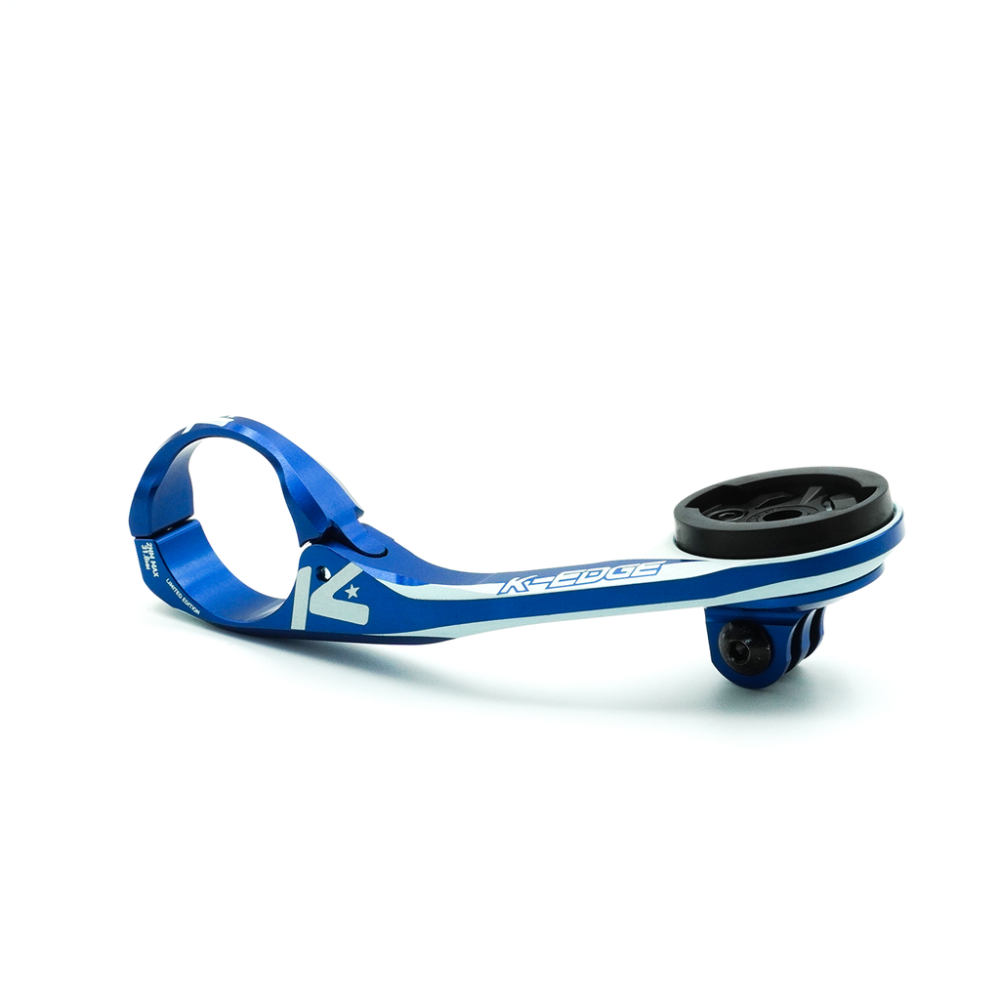K-Edge Limited Edition GARMIN/WAHOO MAX XL Combo Mount, Blau