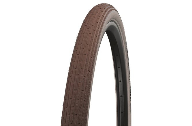 Schwalbe Pneu Fat Frank 28x2.00 Starr mit Reflexstreifen brown