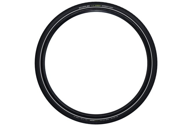 Schwalbe Pneu Green Marathon 16x1.35 GG Starr mit Reflexstreifen black
