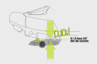 Magped Gravel Stahl Achse Magnetpedale