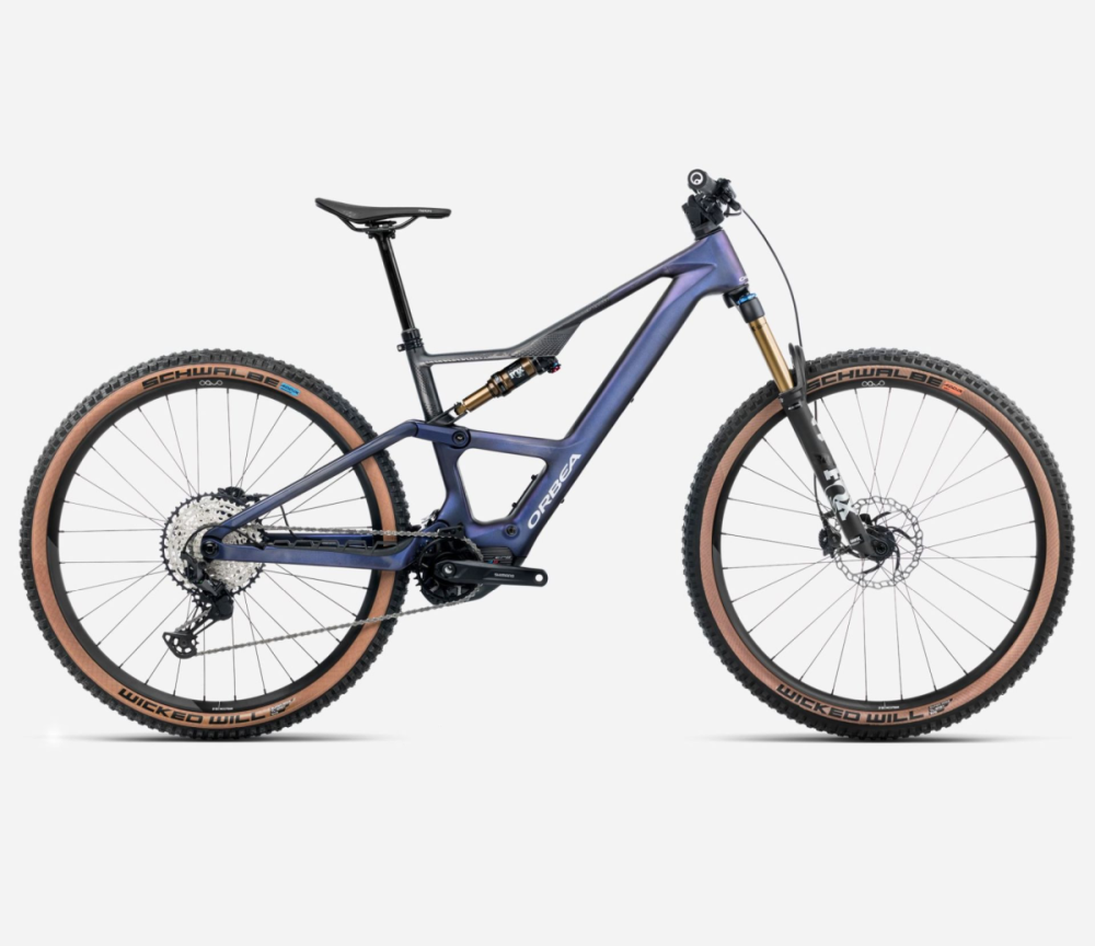 Orbea RISE SL M10 Tanzanite Carbon View - Carbon Raw 420Wh, XL