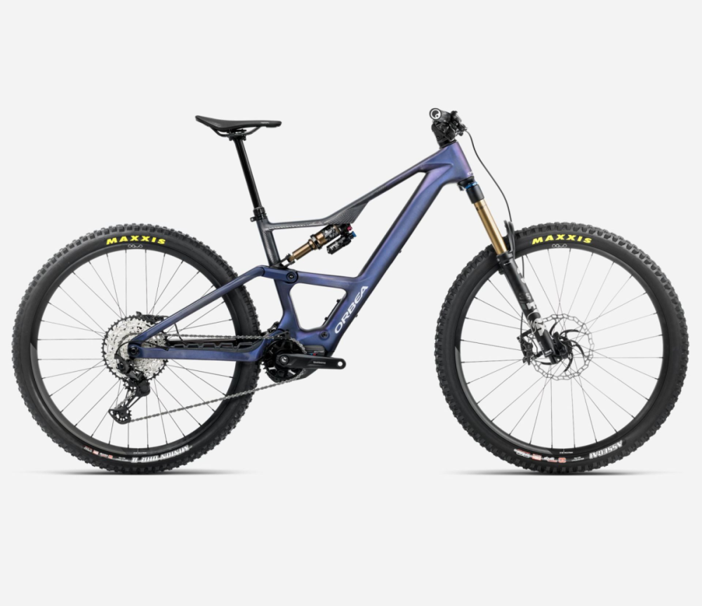 Orbea RISE LT M10 Tanzanite Carbon View - Carbon Raw 630Wh, L