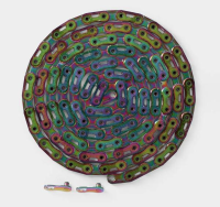 CYCLOWAX Pre waxed Chain SRAM Red E1 FlatTop 12 fach 114 Glieder rainbow Kette