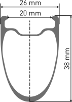 DT Swiss ARC 1400 DICUT Laufrad 700c CL 38 142/12mm HG XDR WTS