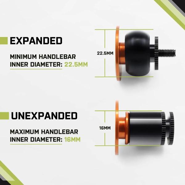 JRC Components Aluminium Handlebar End Plugs