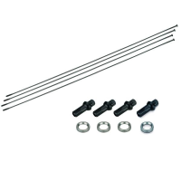 NEWMEN Sapim Laser Straightpull schwarz Speichenset 304mm