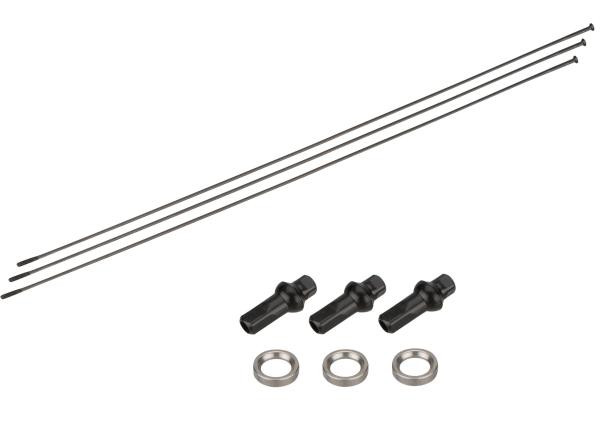 NEWMEN Sapim D-Light Straightpull schwarz Speiche 284mm