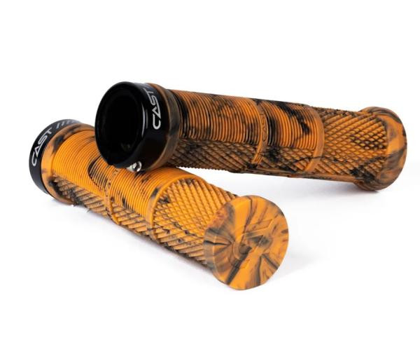 Cast Bamba Grip 30mm Soft A20 black/orange mix Lenkergriffe