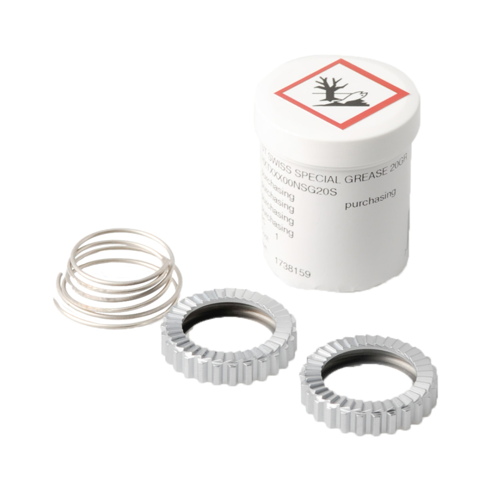 Ratchet Kit 36 Zähne, Super light (2 Ratchenscheiben, 2 Federn, Fett)