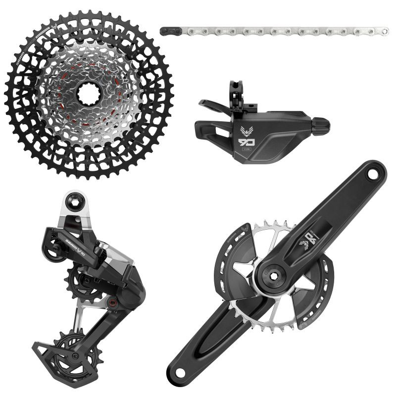 SRAM Eagle 90 T-Type Groupset 32Z RD, Trigger, Kette, Kassette, 175