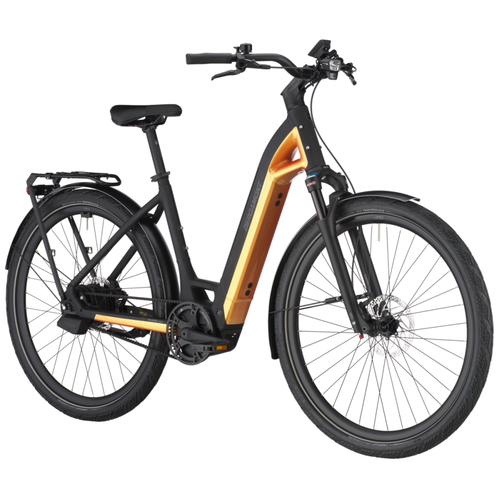 Bergamont E-Ville 10 Belt, yellow sunrise, M