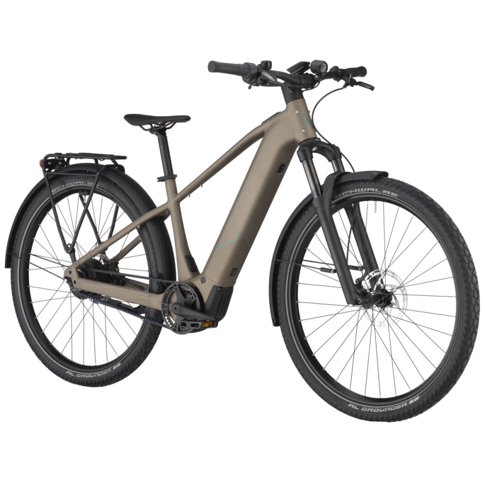 Bergamont E-Revox Tour 10 Belt, warm silver, XL