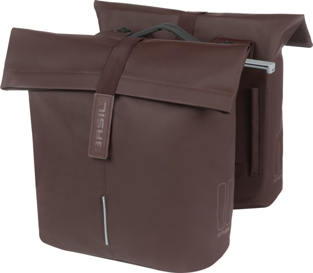 Basil City Doppelträger-Seitentasche Gepäckträgertasche MIK 28-32L ro