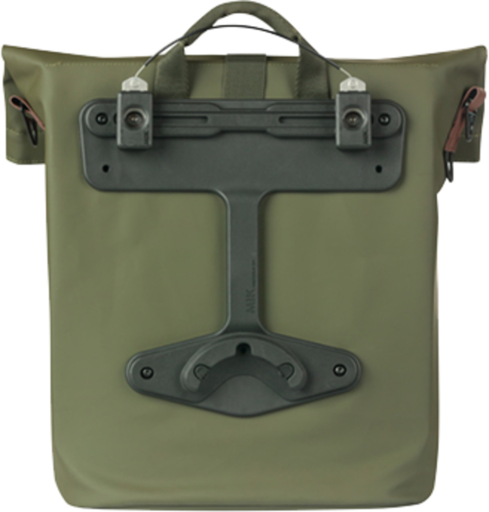 Basil City Fahrradshopper MIK Studs, 14-16L, moss grün