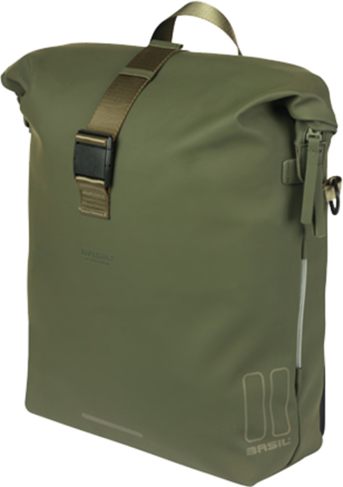 Basil SoHo MIK STUDS Fahrrad-Umhängetasche 17L, grün