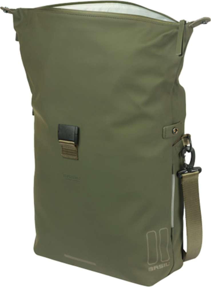 Basil SoHo MIK STUDS Fahrrad-Umhängetasche 17L, grün