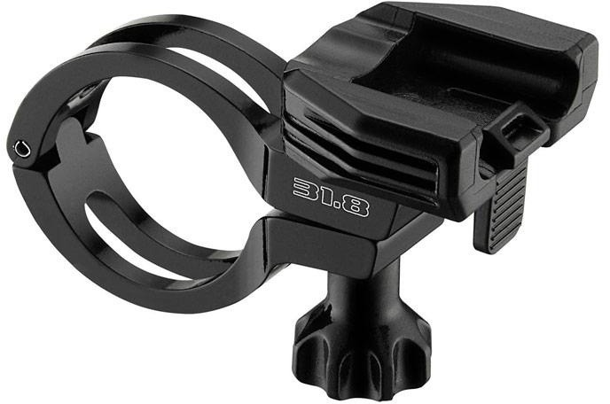 Lezyne LED Handle Bar Mount AL 31.8mm Black Aluminium