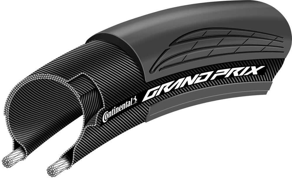 Continental Pneu Grand Prix 700C Falt black, 28mm