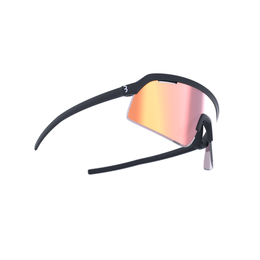 BBB BBB Brille Valor schwarz, FLUX red, Rahmen matt Glas FLUX Road HighContrast