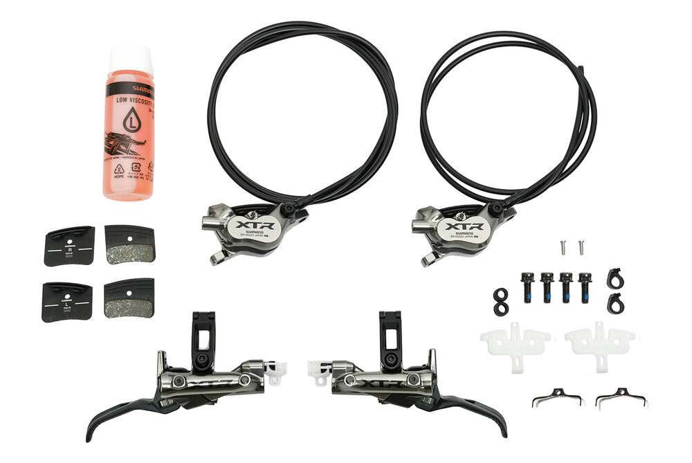 Shimano Scheibenbremsen-Set XTR BR-M9220 mit BL-M9220 Upgrade Kit vorne & hinten Box