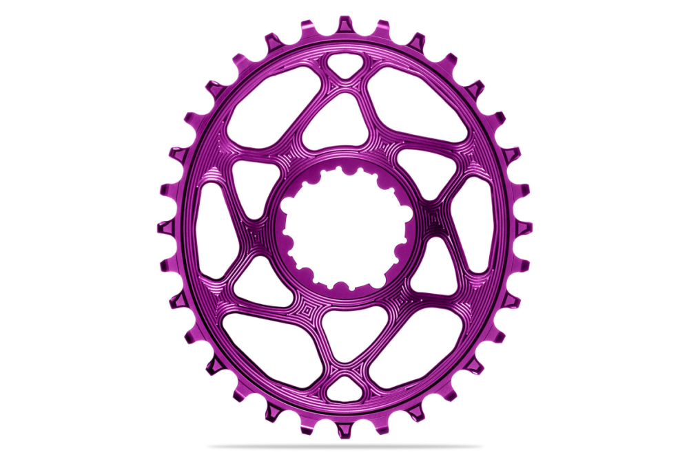 absoluteBLACK absoluteBLACK, Kettenblatt, OVAL, MTB, für Sram, DIRECT MOUNT, GXP, 3mm Versatz, Boost, PURPLE - ...