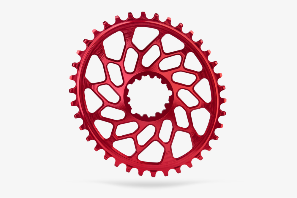 absoluteBLACK absoluteBLACK, Kettenblatt, OVAL, Gravel - Cyclocross, für Sram CX, Direct Mount, GXP & BB30, RED...