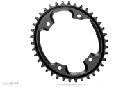 absoluteBLACK absoluteBLACK, Kettenblatt, OVAL, Gravel - Cyclocross, 1x 110/4, BLACK - SCHWARZ, 40 Zähne