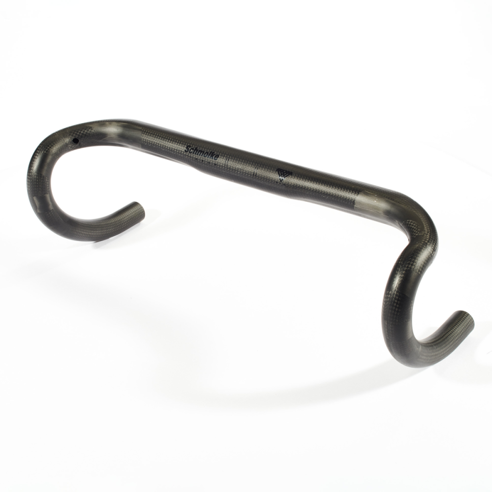Schmolke Carbon Rennlenker Evo TLO, UD, 76-95kg Fahrergewicht, black Edition, interne Kabelführung, 40cm