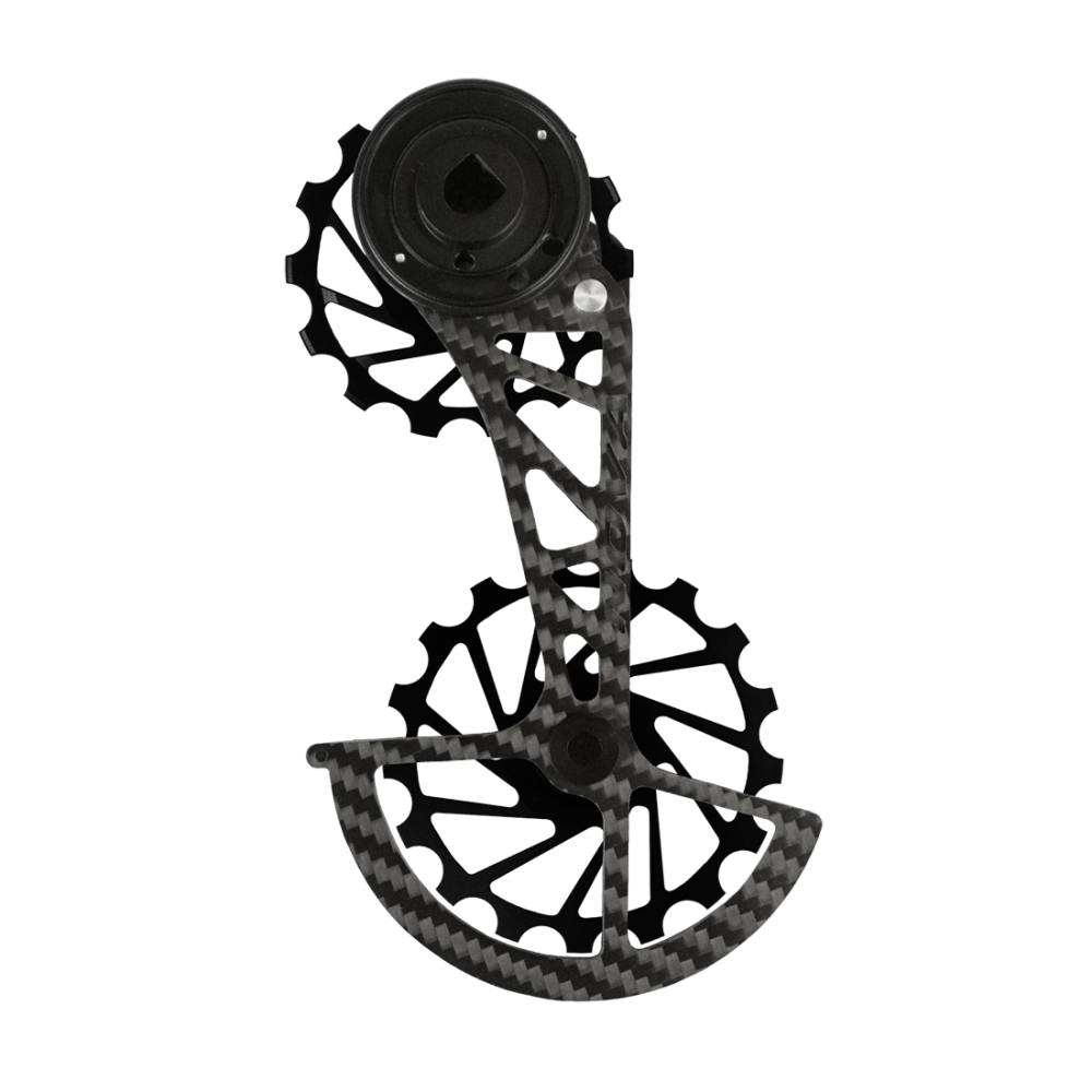 NOVA RIDE Schaltkäfig, Carbon/Ceramic, Typ AXS Red/Force 12S, black