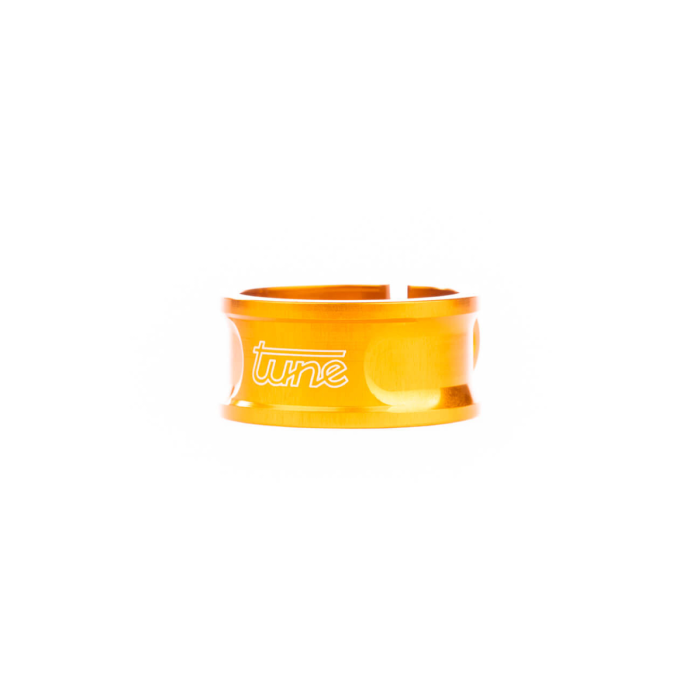 Tune Schraubwürger, Sattelklemme zum Schrauben, Durchmesser 31.8mm, Orange - orange