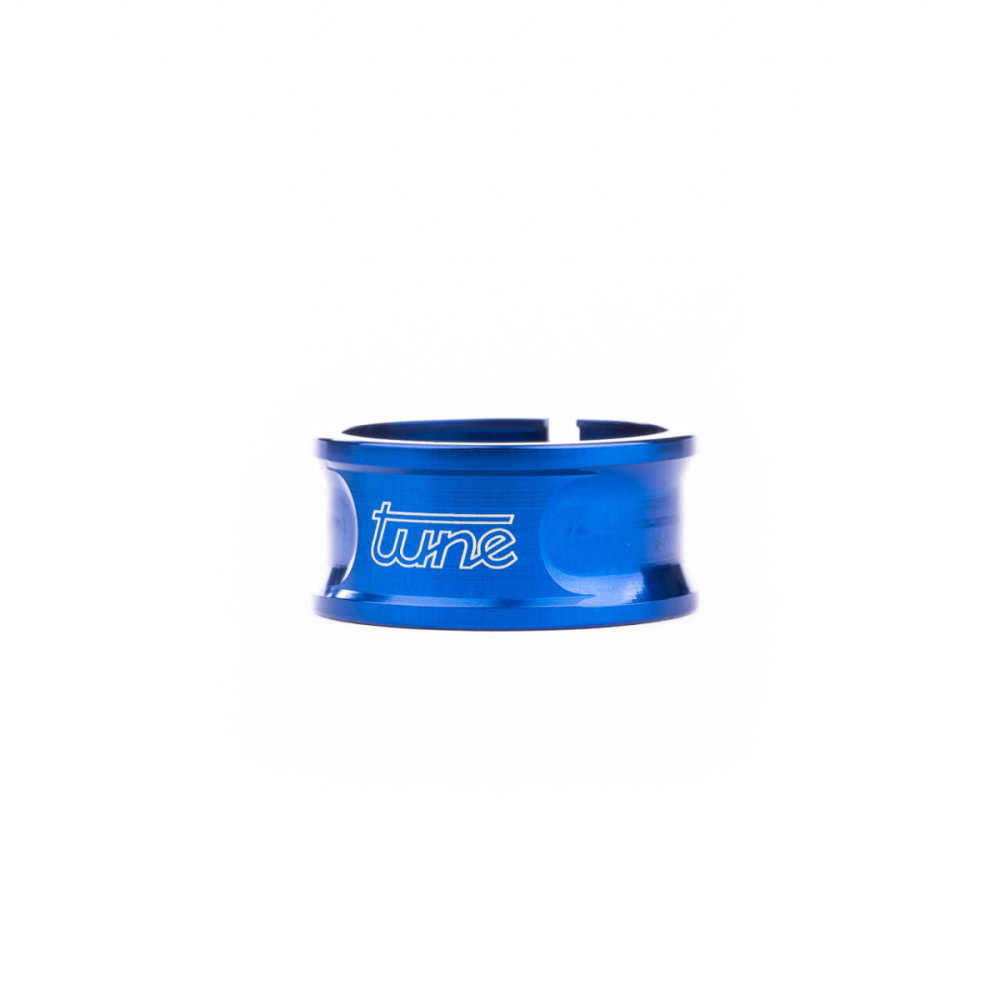 Tune Schraubwürger, Sattelklemme zum Schrauben, Durchmesser 30.0mm, Blau - blue - bleu